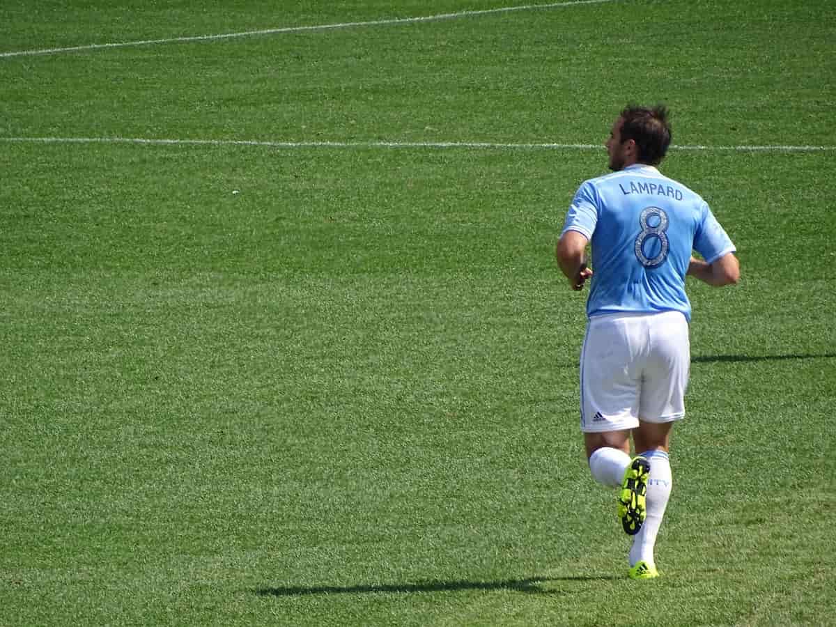 Frank Lampard playing for New York City.